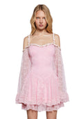 Formally Yours Mini Dress - Pink