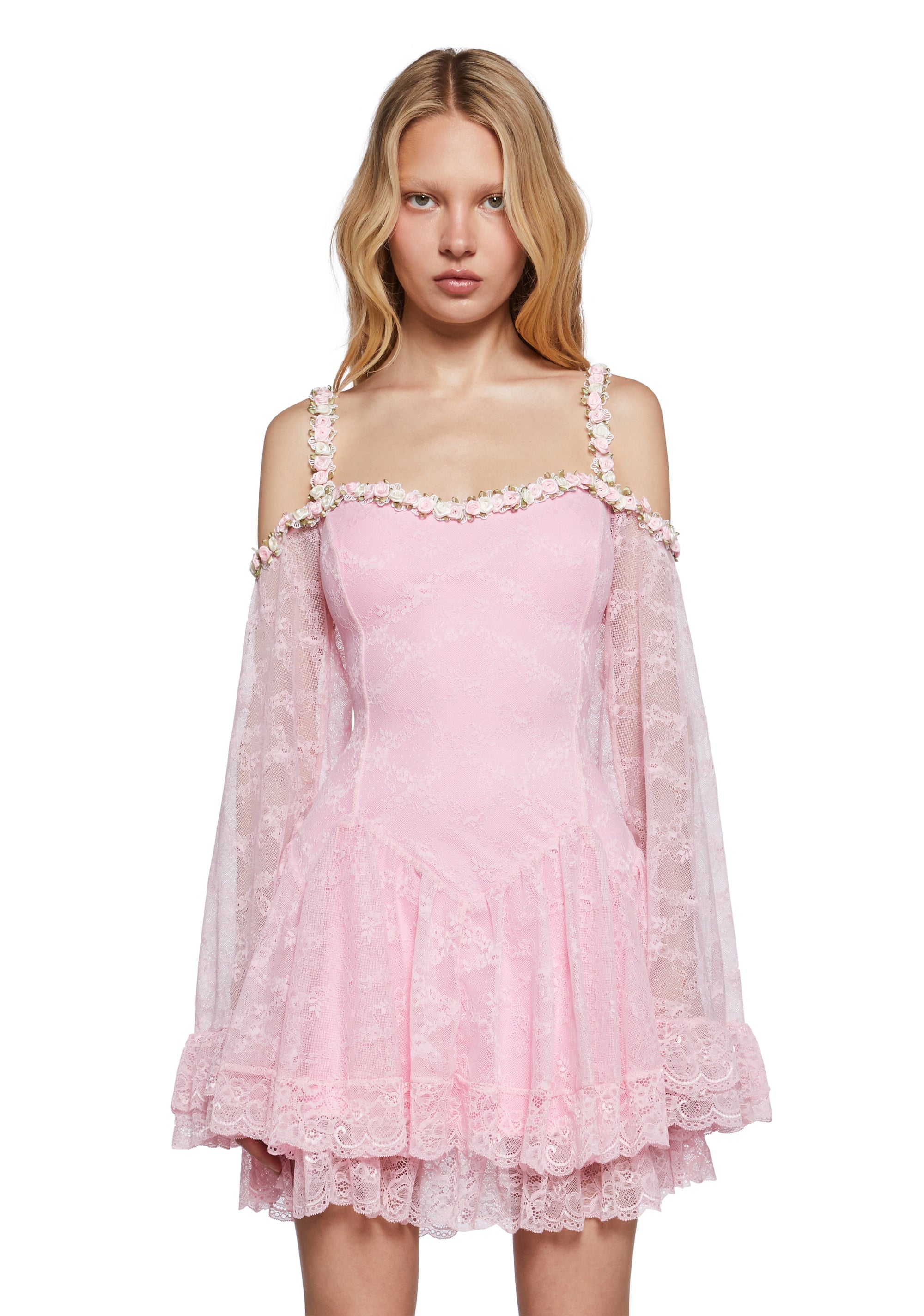 Formally Yours Mini Dress - Pink