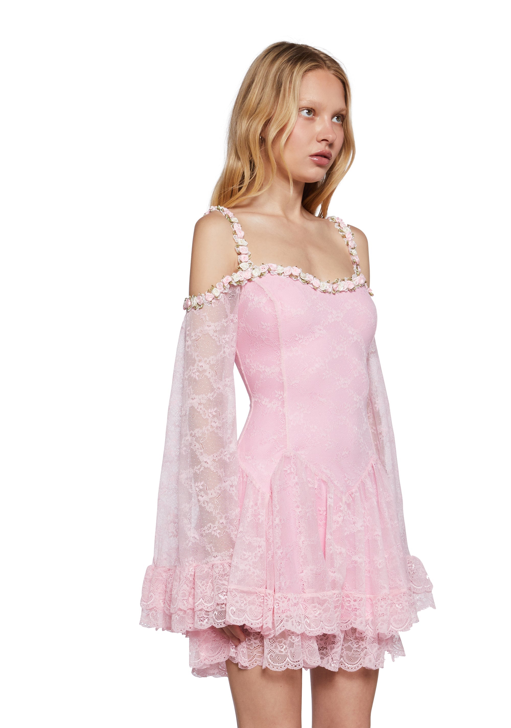 Formally Yours Mini Dress - Pink