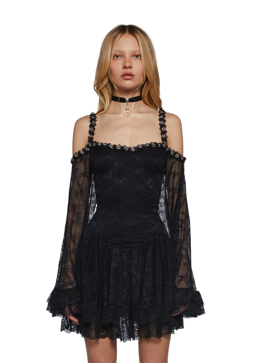 Formally Yours Mini Dress - Black