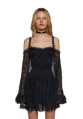 Formally Yours Mini Dress - Black