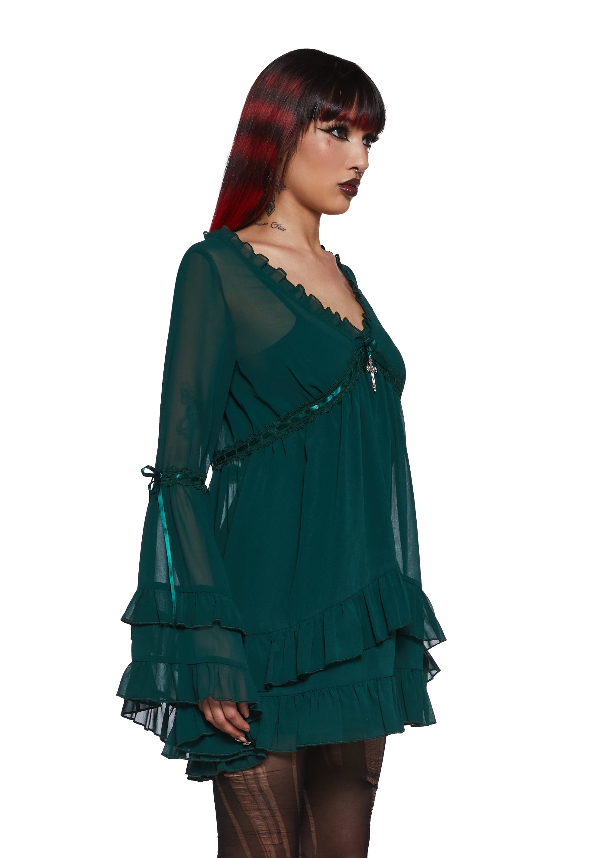 Real Divinity Mini Dress - Green