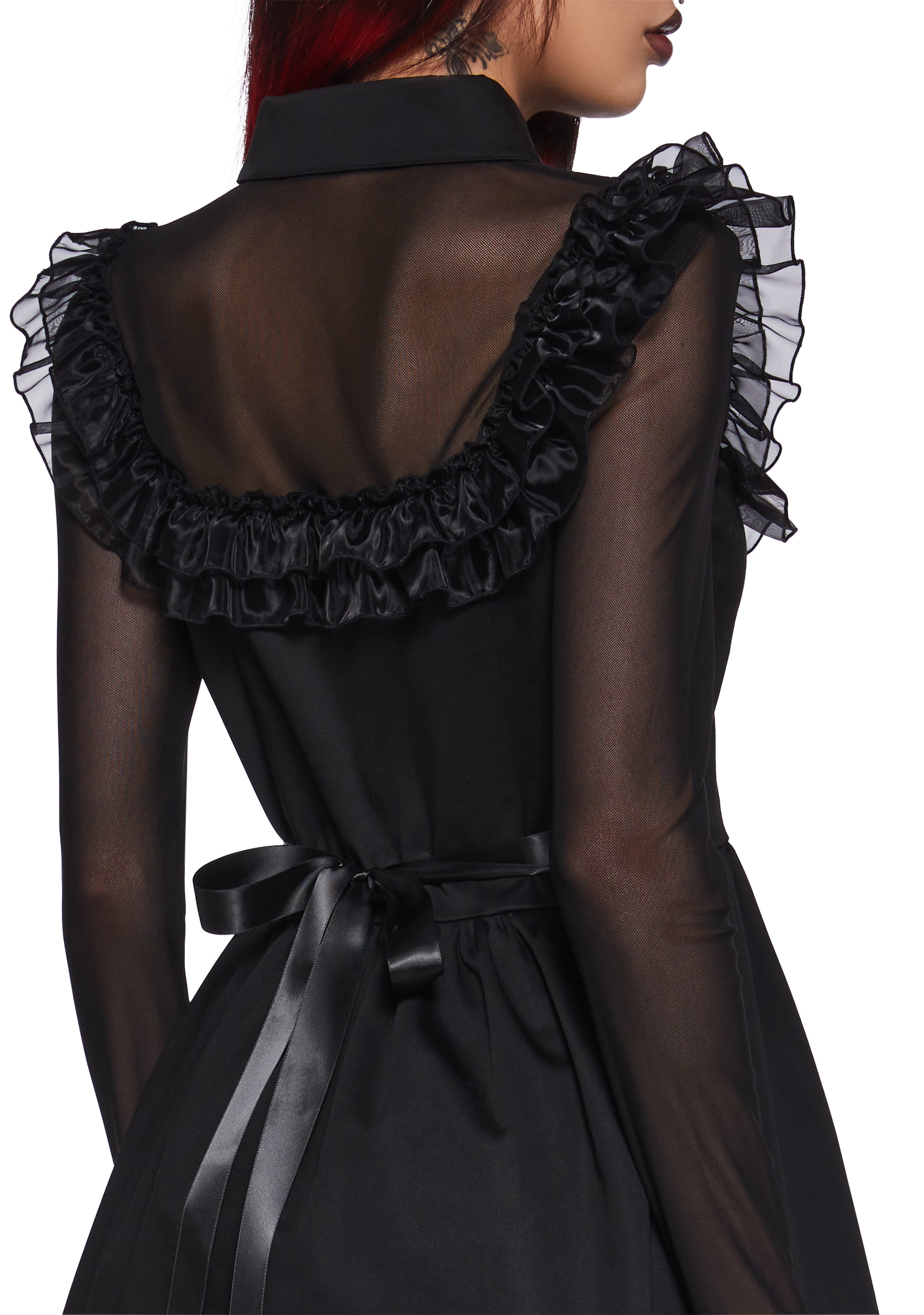 Macabre Fascination Mini Dress