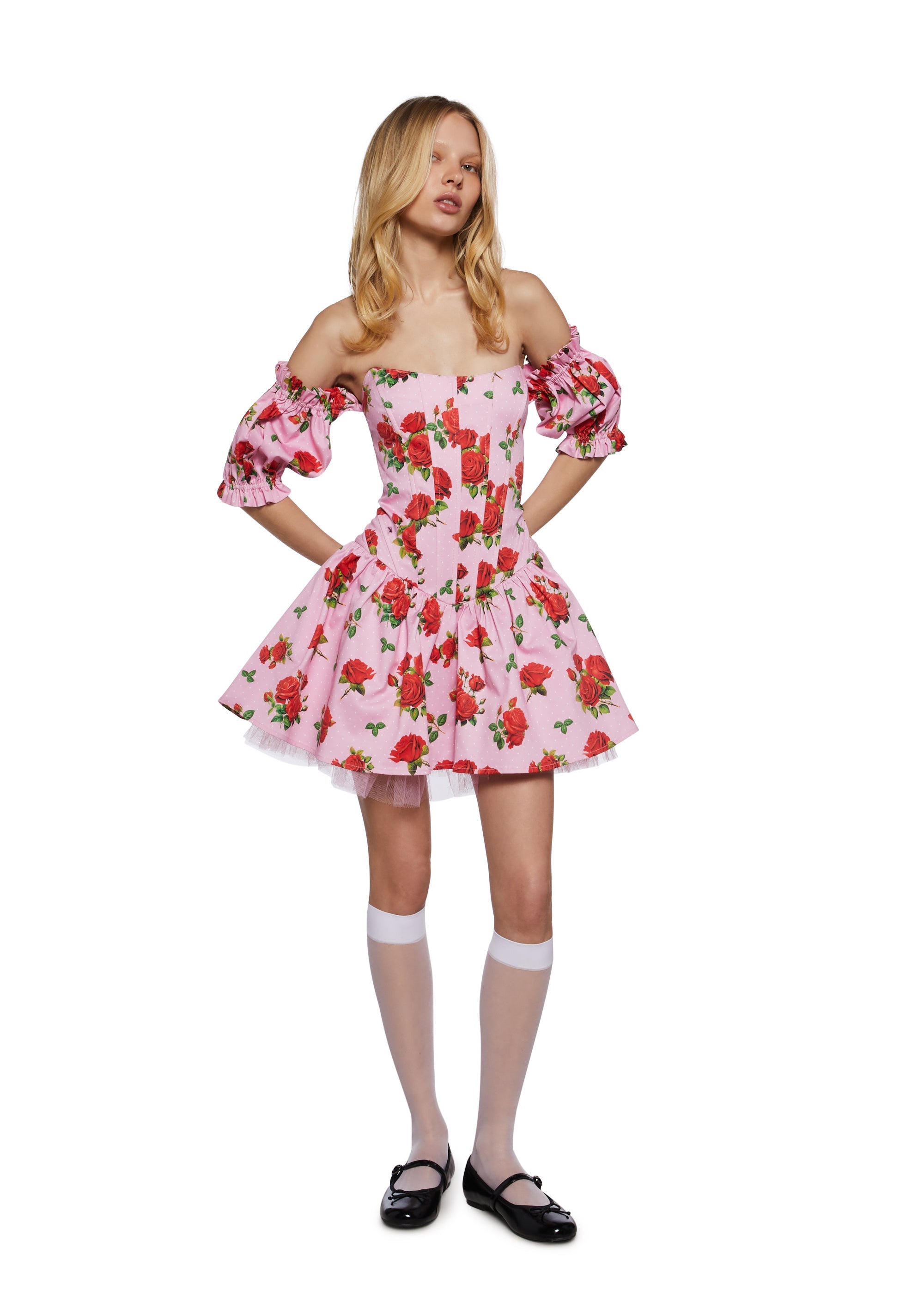 Holding Court Corset Dress - Pink