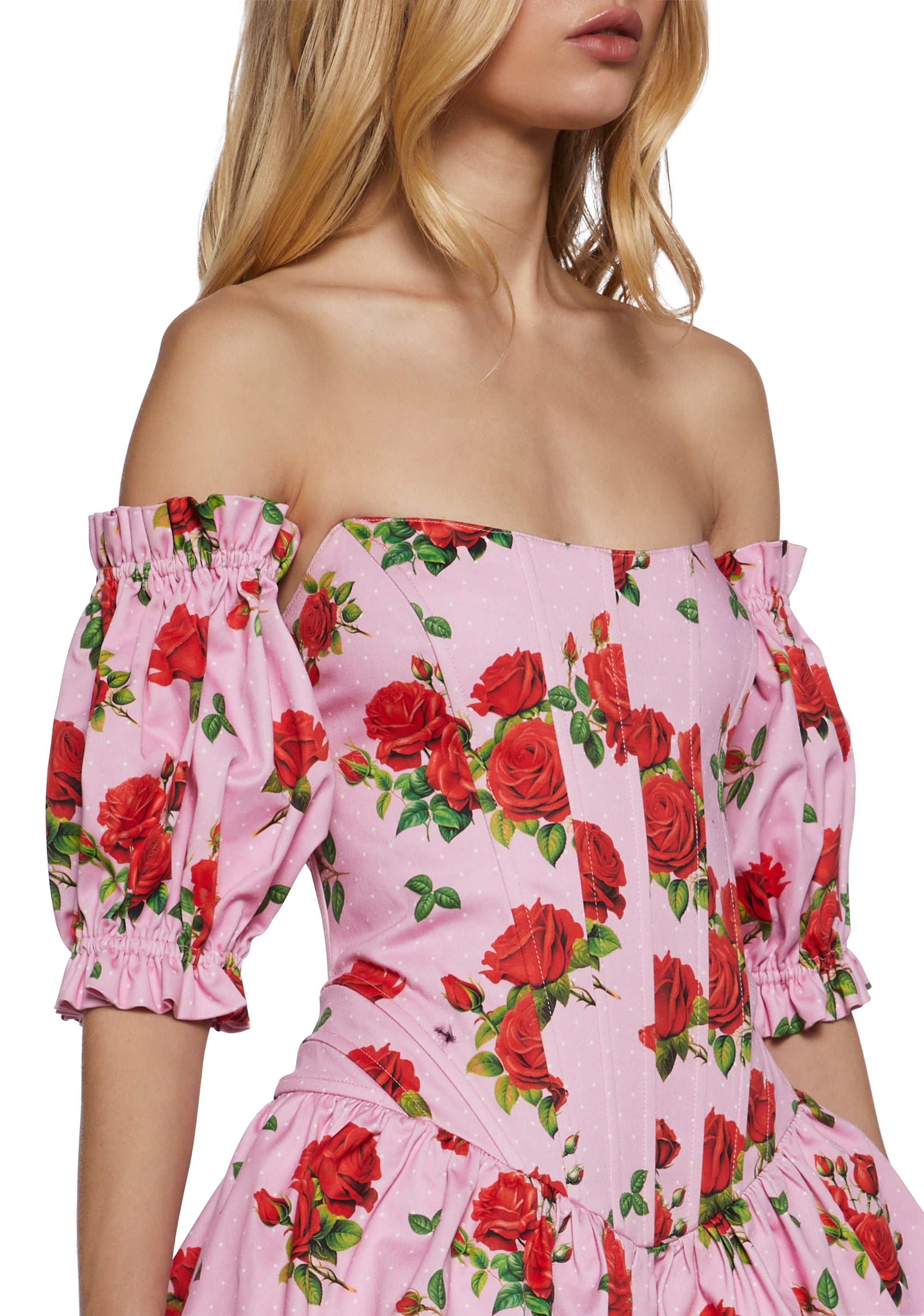 Holding Court Corset Dress - Pink