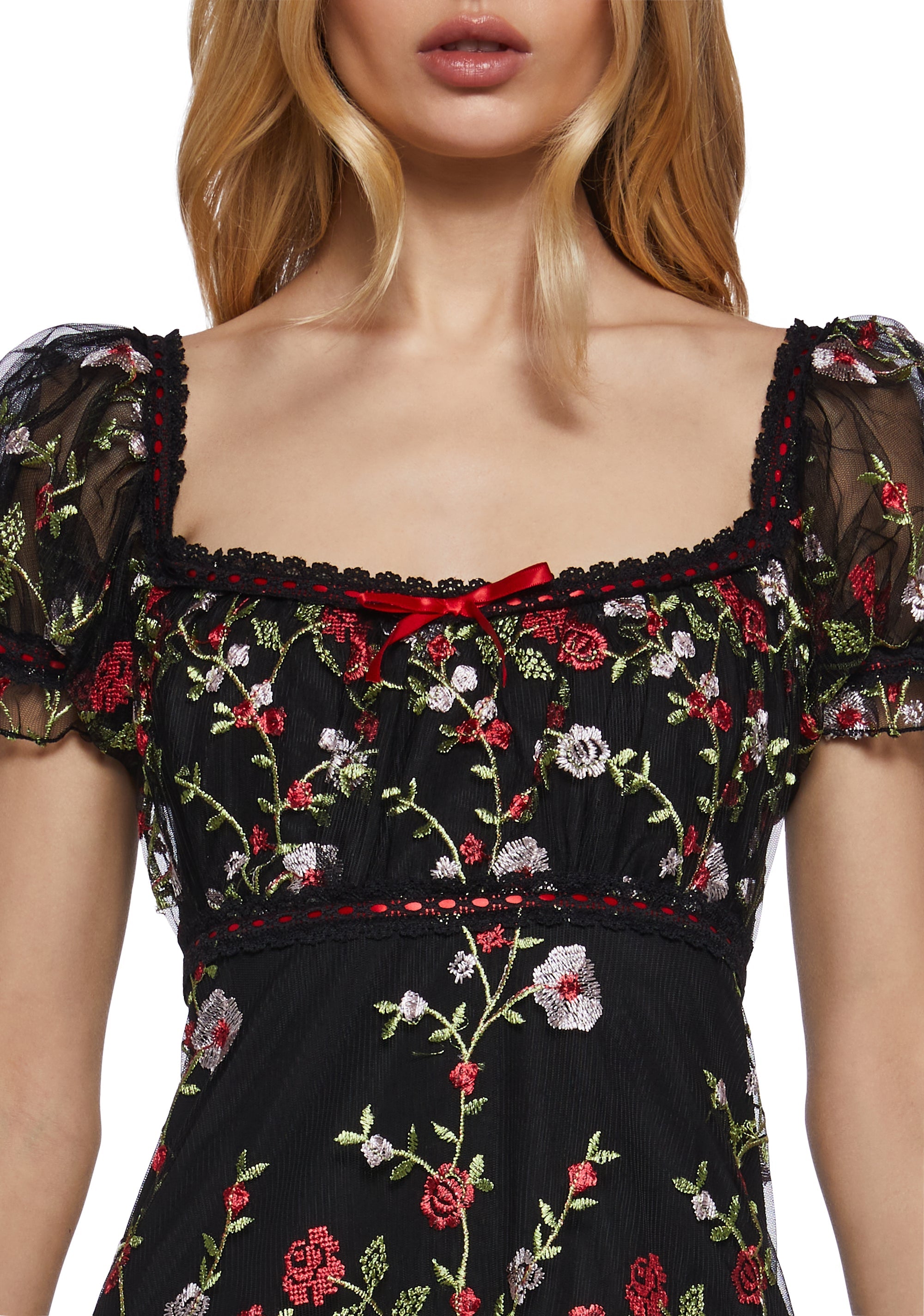 Romantic Words Babydoll Dress