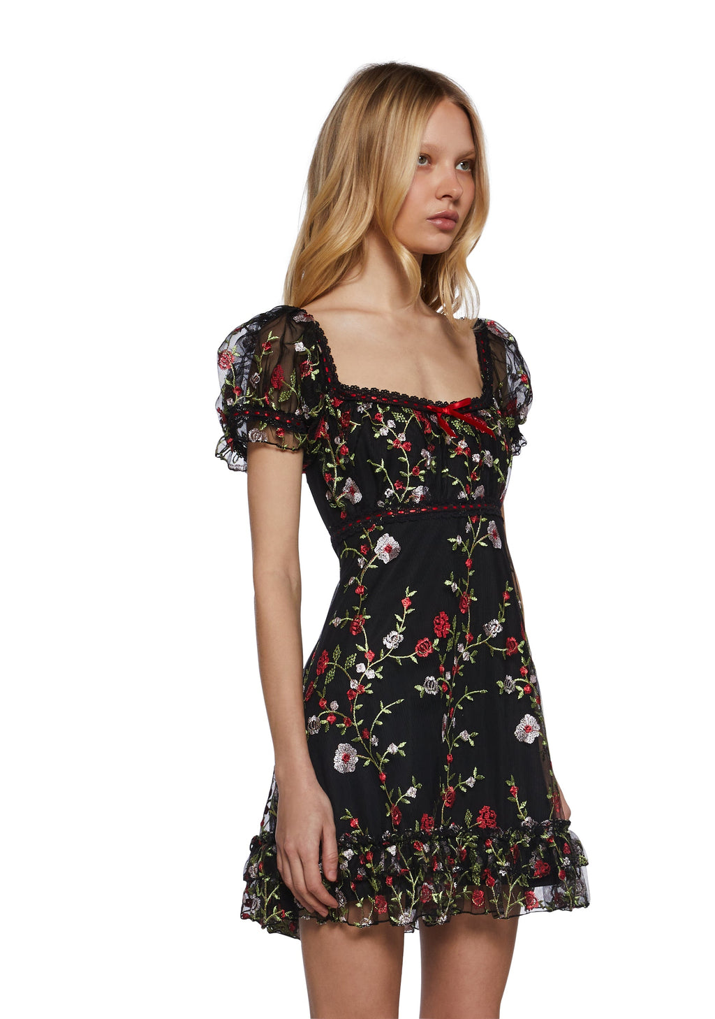 Romantic Words Babydoll Dress