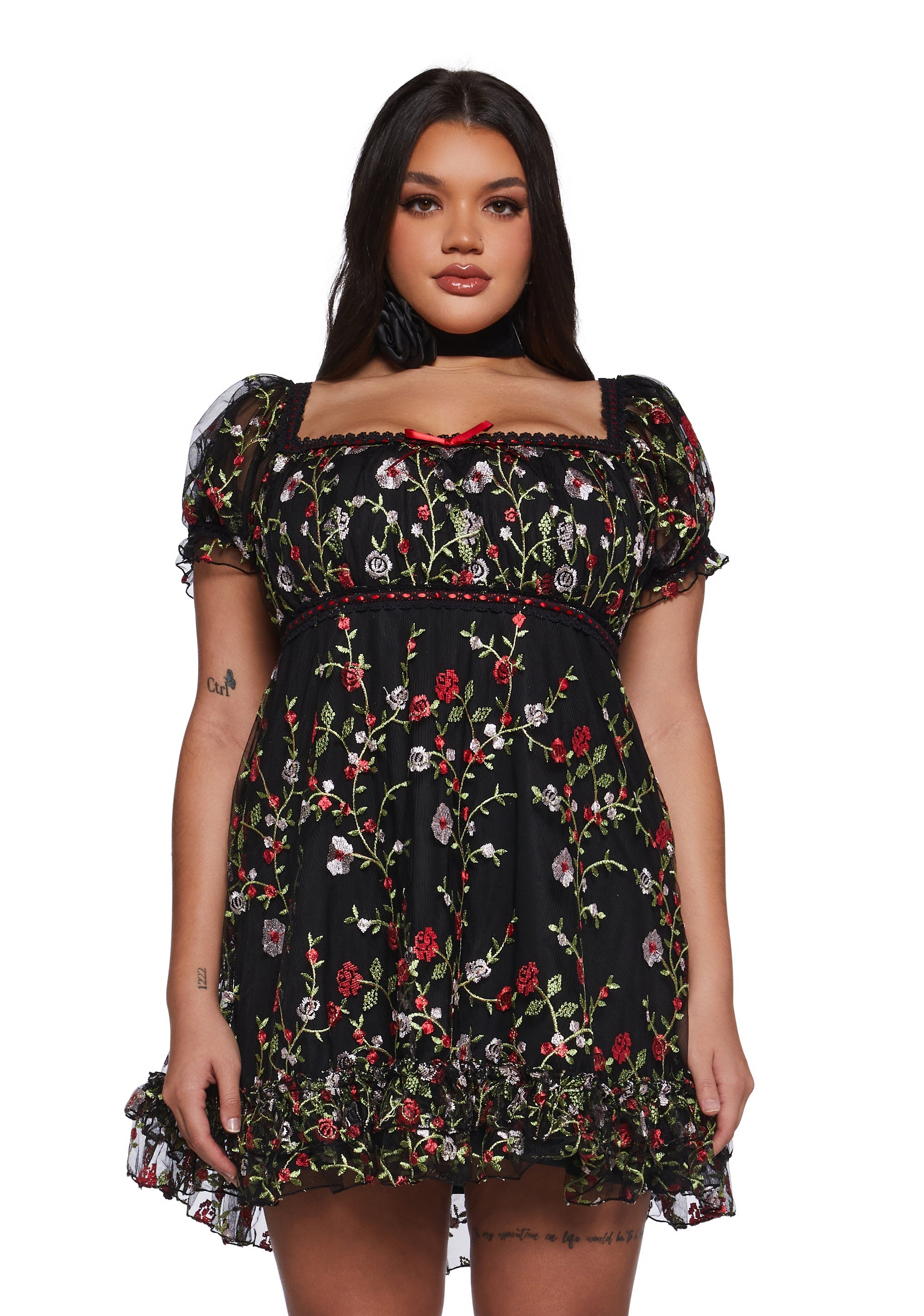 Romantic Words Babydoll Dress