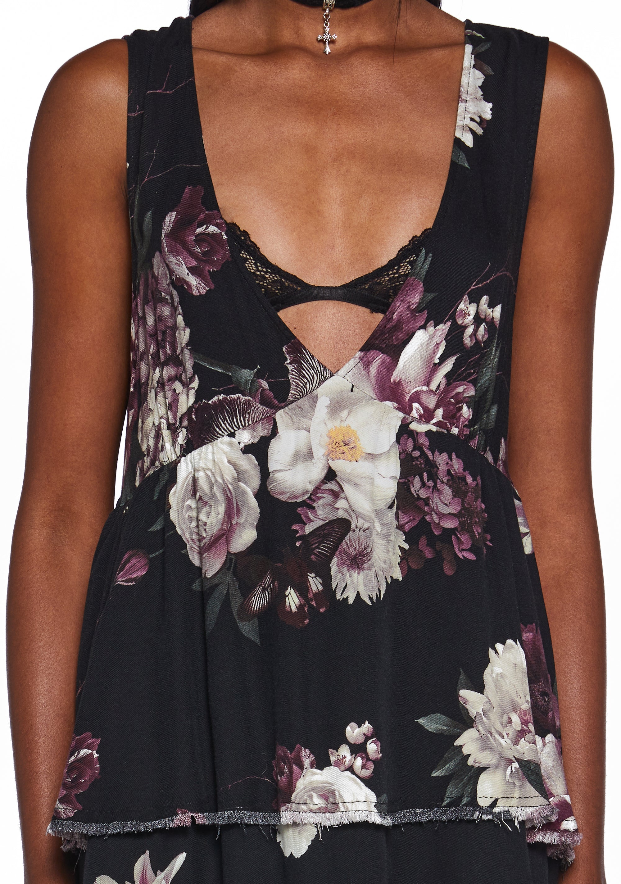 Get Over It Babydoll Dress - Floral