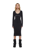 Chord Bleached Midi Dress