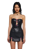 Lethal Flirt Mini Dress - Black