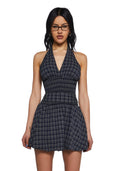 Bookish Type Halter Dress