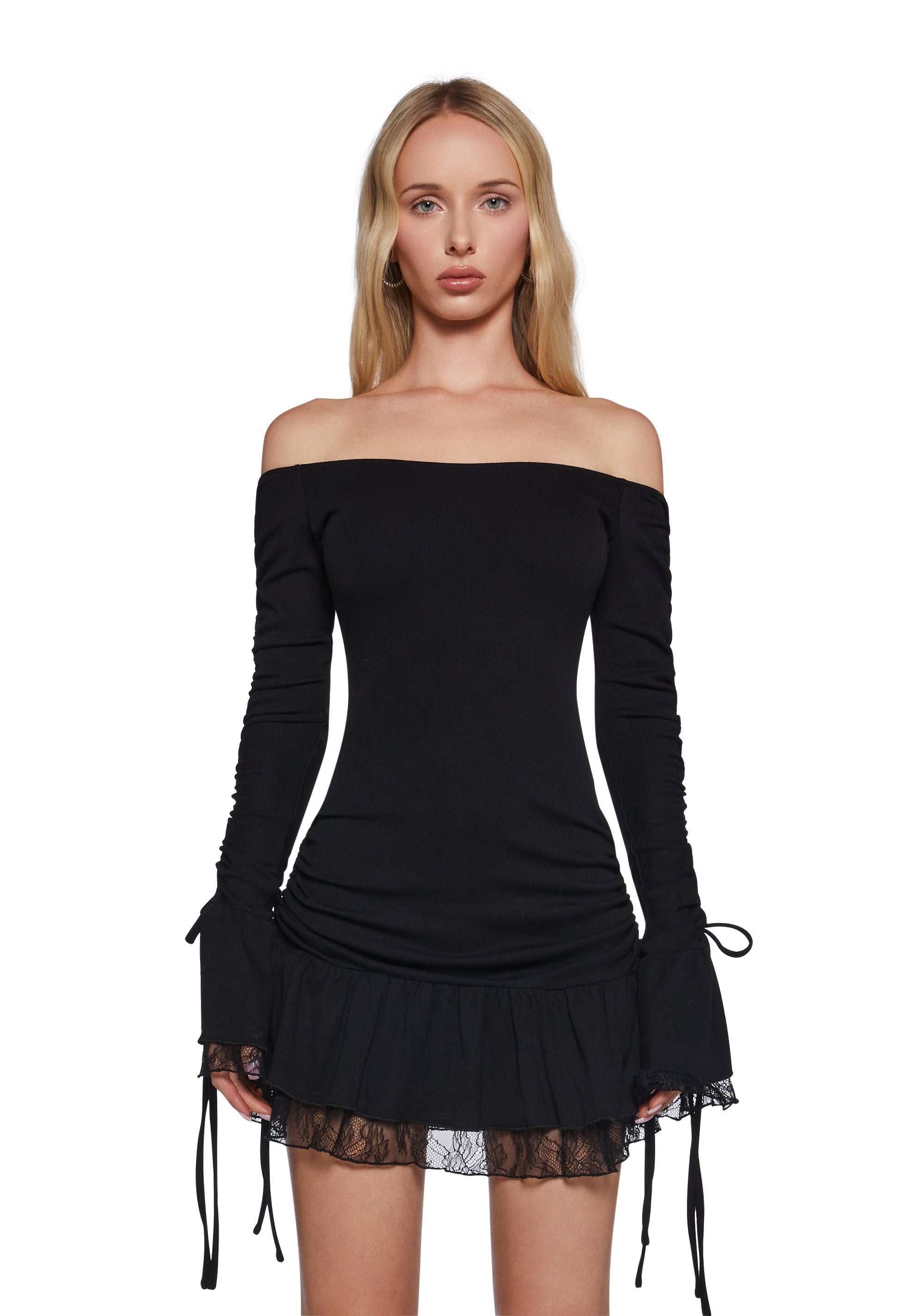 Want You Bad Mini Dress - Black