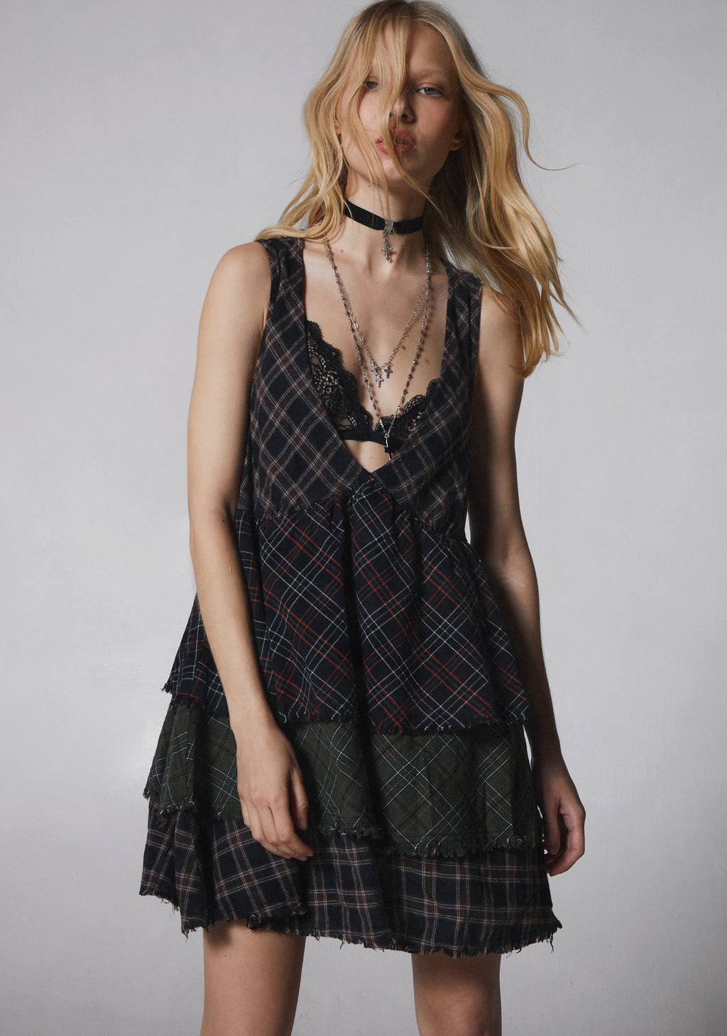 Get Over It Babydoll Dress - Black