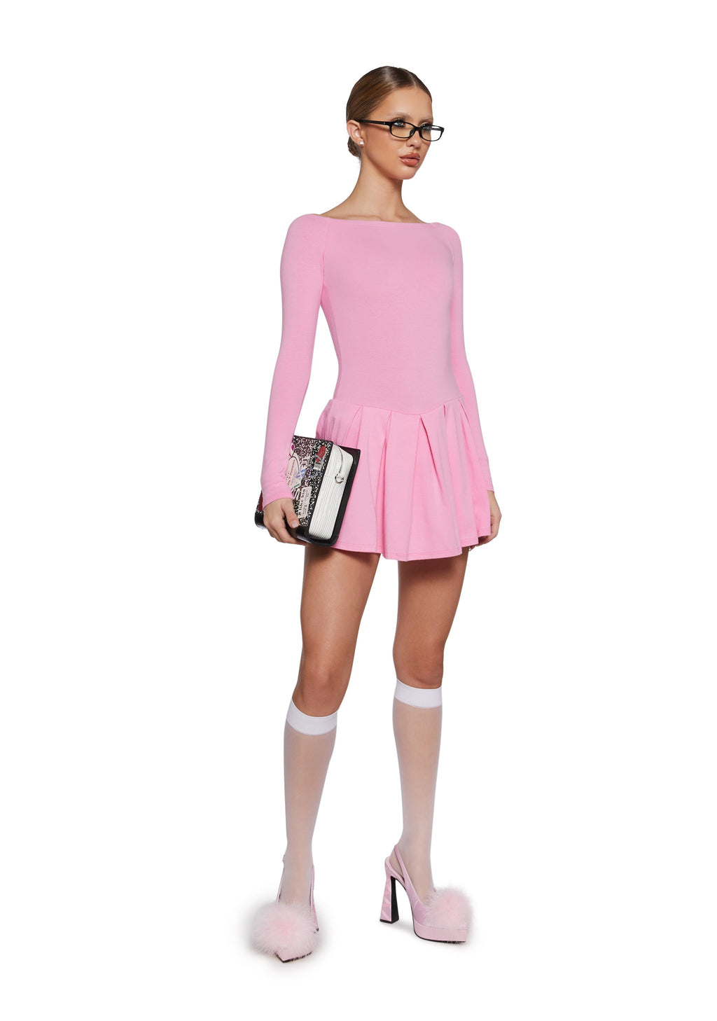 Imagine So Mini Dress - Light Pink