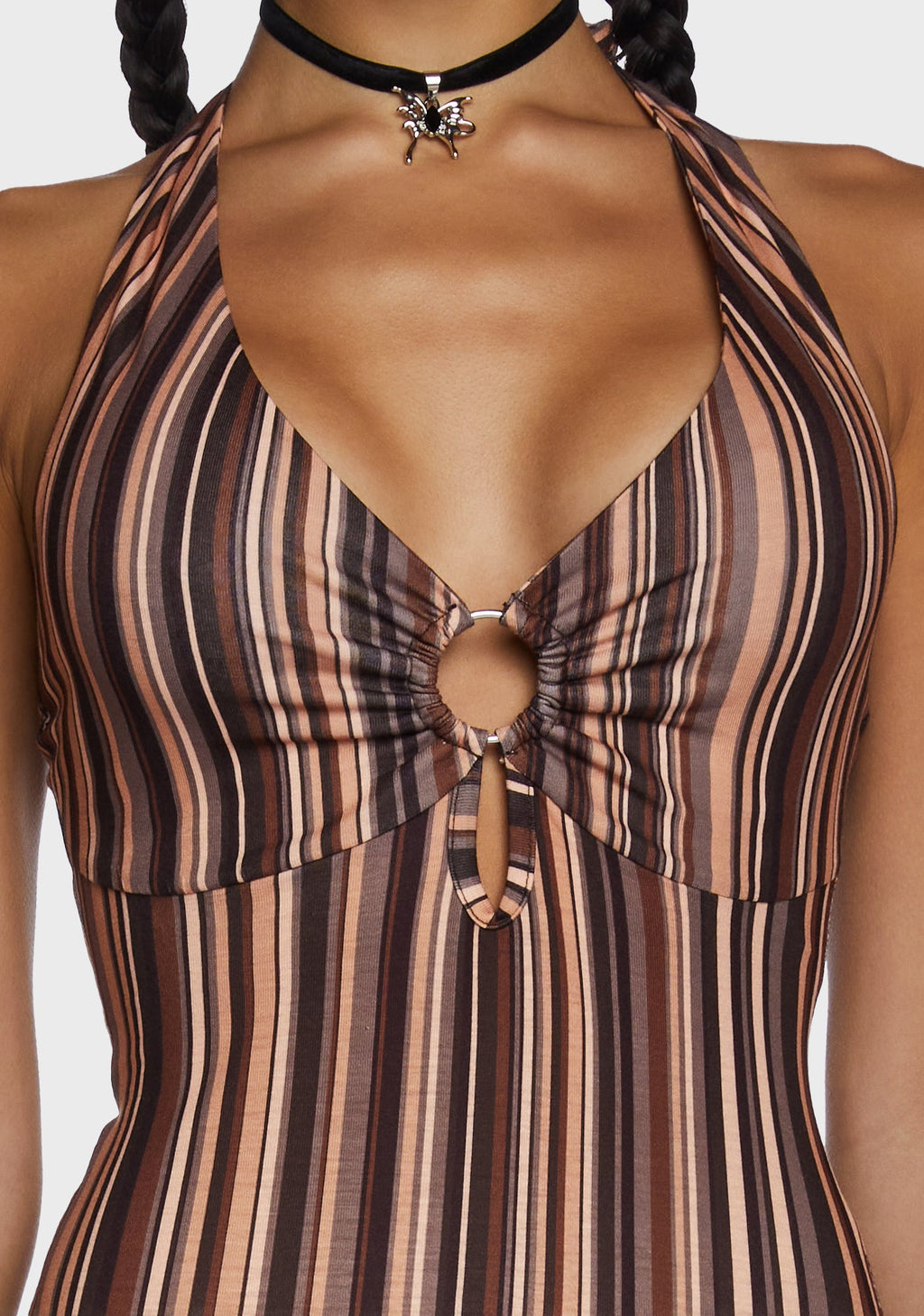Y2K Halter Mini Dress