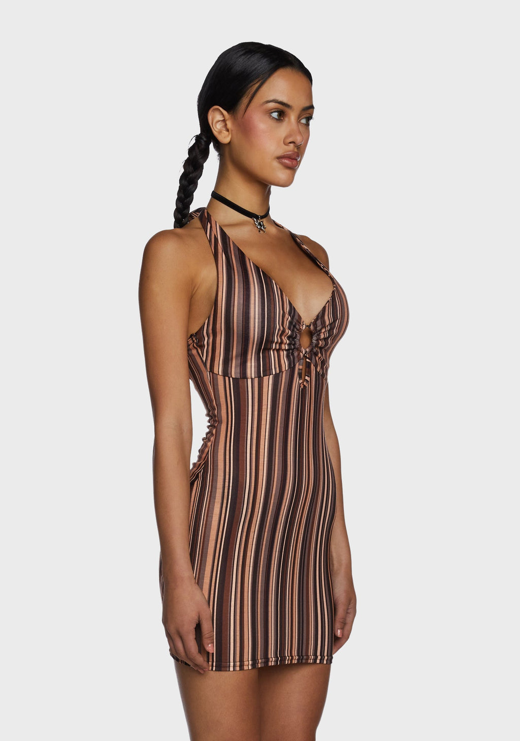 Y2K Halter Mini Dress