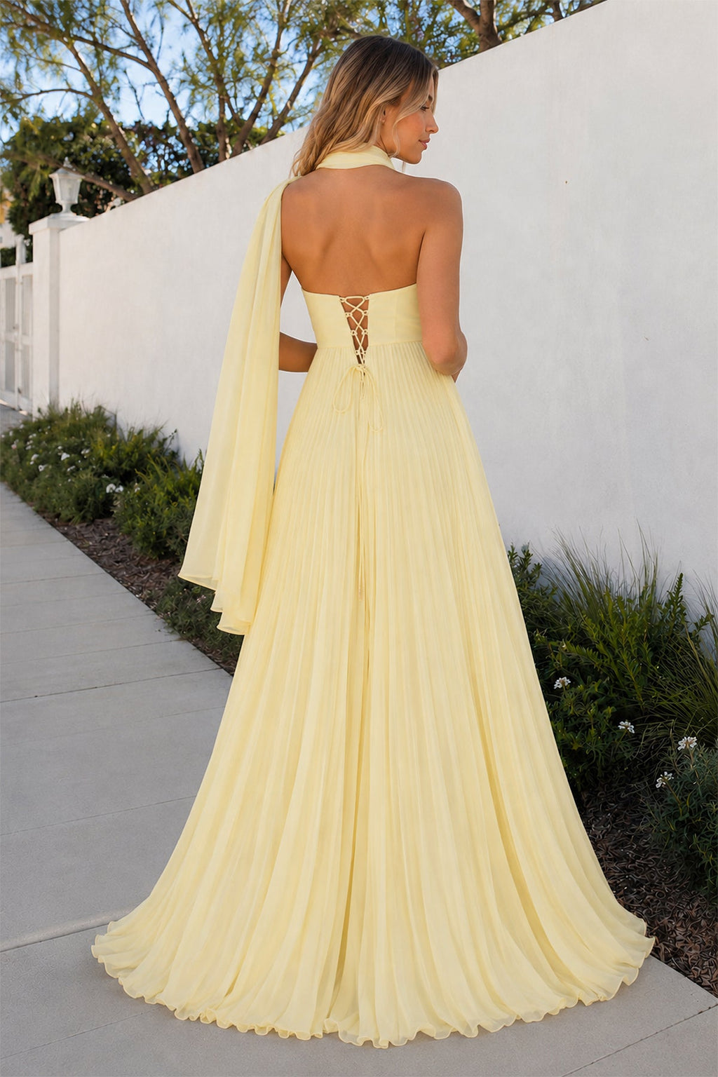 A Line Light Pink Sweetheart Chiffon Long Prom Dress